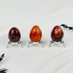 Яйцо из Сердолика на подставке