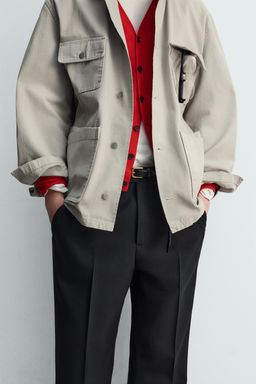 PANTAL?N BALLOON FIT / Gris / Azul - Zara фото 13