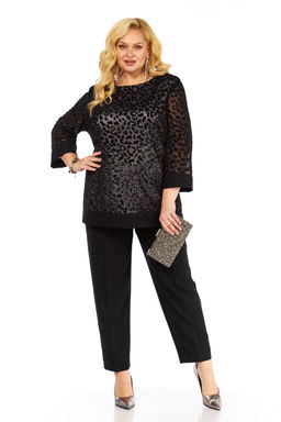 Костюм Элль стиль 2435 черный  фото 7