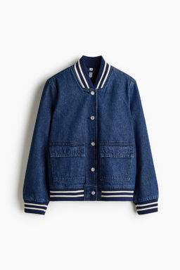 Chaqueta de b?isbol en denim