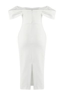 TRENDYOLMILLA Mor Vucuda Oturan Korse Detayl? Dokuma S?k Abiye Elbise TPRSS22EL00097  фото 49