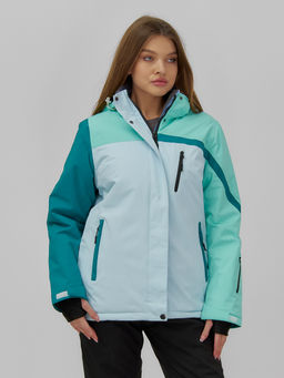 Горнолыжный костюм женский зимний голубого цвета 016Gl - Chunmai фото 14