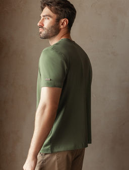 Футболка из премиального хлопка с авторским принтом - Vilatte фото 4