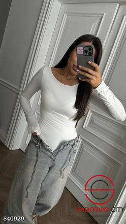 Женское боди однотонное