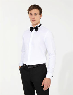 Beyaz Slim Fit Smokin G_mlek - Pierre cardin фото 3