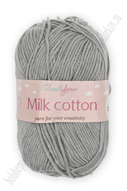 Пряжа Milk cotton 50 гр (10 шт) SF-7848, серый