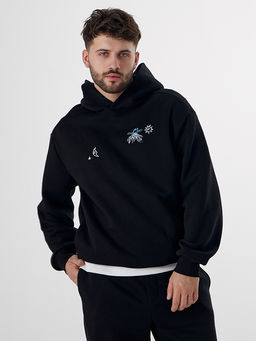 Теплые брюки мужские черные с начесом