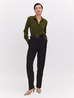 Блузка женская дл. рук. T-lab TL-BT-003-LV73-хаки  фото 4