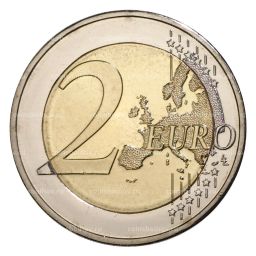 Монета 2 евро 2012 года Эстония 10 лет евро наличными