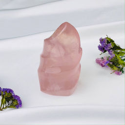 Свеча из Розового кварца