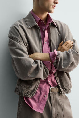 LIMITED EDITION RELAXED FIT STUDDED JACKET - Zara фото 13