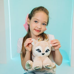 Мягкая игрушка Олень, 20 х 17 см - Milo toys фото 2