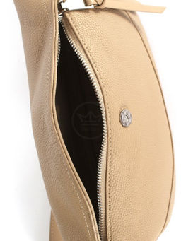 Сумка женская натуральная кожа GU 2066-6332, 1отд, плечевой ремень, бежевый SALE 259968 - Adelia фото 3