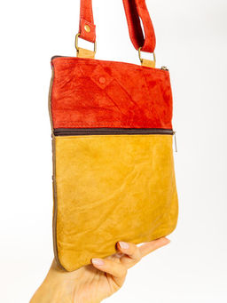 Сумка замшевая в ассортименте через плечо1107/71 - Ганг фото 3