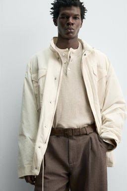 VINTAGE-EFFECT LEATHER BELT - Zara фото 2