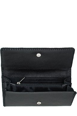 Кошелек с аппликацией ДС-1-155 черный