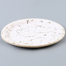 Тарелка бумажная Мрамор, в наборе 6 шт. - Страна карнавалия фото 3