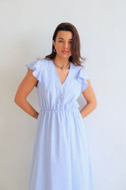 Martichelli Платье нежно-голубое  фото 13