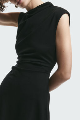 Vestido drapeado de punto - H&m фото 3