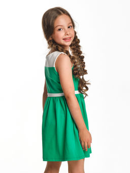 Платье для девочки UD 1493 касар/зеленый - Mini maxi фото 2