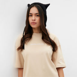 Футболка женская MIST Coordinates, размер L-XL, бежевая