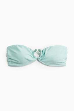 Top de bikini bandeau con relleno