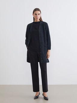 V Yaka Kad?n Triko H?rka