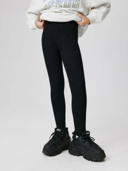 ACOOLA / Брюки детские для девочек (лосины) Suzana1 pt черный фото 5