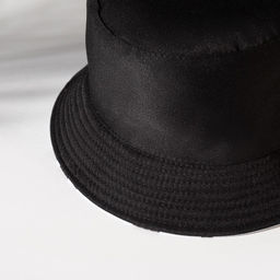 Панама двусторонняя MINAKU, белый, чёрная, размер 58