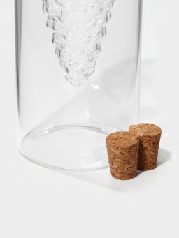 Бутыль для соусов и масла 2 в 1 «Фьюжн. Виноград», 300/50 мл, 11×6.5×18 см, стекло