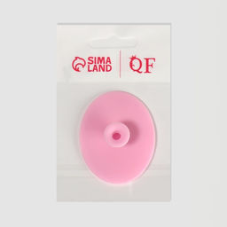 Цена за 5 шт. Щётка для умывания «Овал» на присоске, 6.3×5 см, МИКС