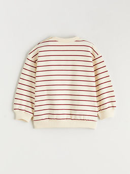 Bisiklet Yaka Nak??l? K?z Bebek Sweatshirt