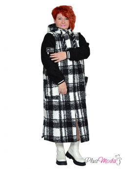 Пальто Модель №1773 размеры 44-84 - Plusmoda фото 5