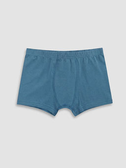 Bask?l? Pamuklu Erkek ?ocuk Boxer