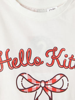 Hello Kitty Bask?l? K?z ?ocuk Pijama Tak?m?