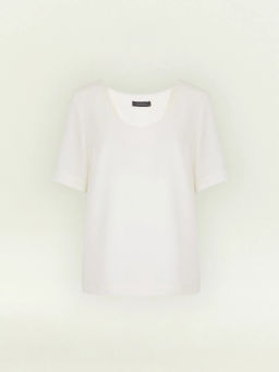 Блузка из 100% вискозы с вырезом, B3240/joel - Emka фото 6