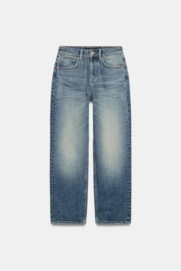 JEANS Z1975 SLIM CROPPED TIRO MEDIO / Azul / Verde - Zara фото 7