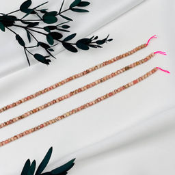 Бусины для украшений из Родохрозита (130 бусин)