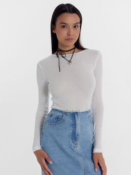 Джемпер женский в белом цвете - Mark formelle фото 2