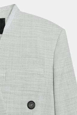 BLAZER CROPPED ZW COLLECTION LIMITED EDITION / Gris claro - Zara фото 15