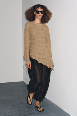 GATHERED KNIT TOP - Zara фото 4