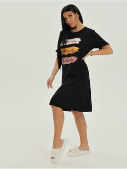 Туника Полоски черный - София фото 5