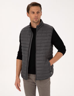 Antrasit Kapitone Yelek - Pierre cardin фото 3