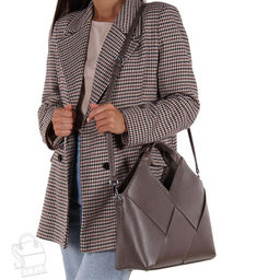 Сумка женская кожаная 6606VG gray Vitelli Grassi в Новосибирске
