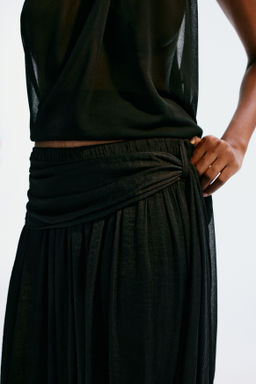 Pantal?n globo con panel drapeado - H&m фото 5