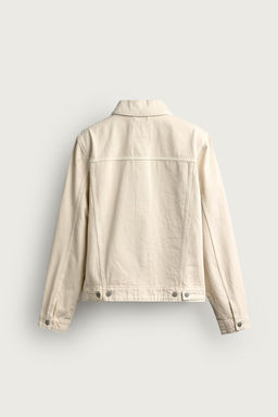 CAZADORA DENIM B?SICA / Blanco roto - Zara фото 6