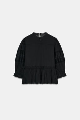 ZW COLLECTION EMBROIDERED SHIRT - Zara фото 11