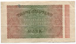 20000 марок 1923 года Германия