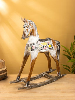Сувенир «Лошадка - качалка», 50×15×55 см, дерево