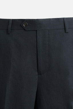 LINEN - COTTON SUIT TROUSERS - Zara фото 8